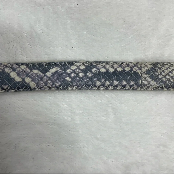 Carlisle Belt Reptile Leather Gold Hardware Made in Italy XS/S - Picture 5 of 8